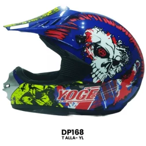 CASCO CROOS INFANTIL CALABERA AZUL Talla-YL