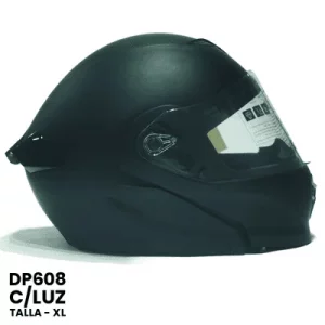 CASCO ABATIBLE YOGE C-LUZ NEGRO MATE  Talla-XL