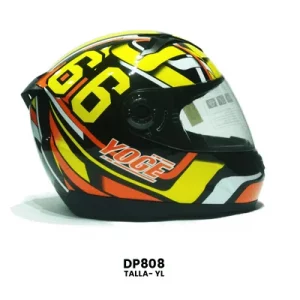 CASCO CERRADO YOGE INFANTIL NO.66 AMARILLO   Talla-YL