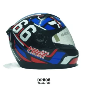 CASCO CERRADO YOGE INFANTIL NO.66 AZUL   Talla-YM