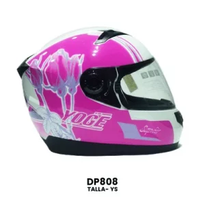 CASCO CERRADO YOGE INFANTIL TULIPAN ROSA  Talla-YS