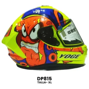 CASCO CERRADO YOGE GARLEN AMARILLO NARANJA  Talla-XL