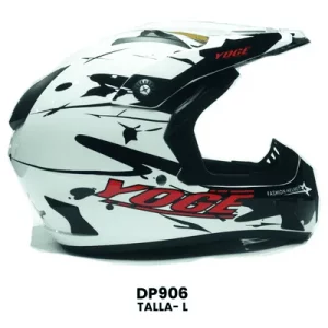 CASCO CROSS YOGE BLANCO NEGRO Talla-l