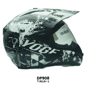 CASCO CROSS YOGE C-MICA MASCARA DE GAS BYN Talla-L