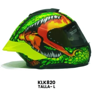 CASCO CERRADO YOGE JURASSIC VERDE Talla-L