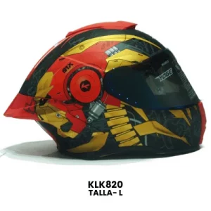 CASCO CERRADO YOGE IRONMAN ROJO B Talla-L