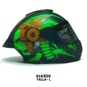 CASCO CERRADO YOGE IRONMAN VERDE B Talla-L