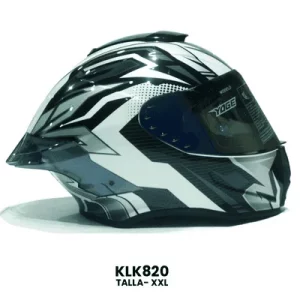 CASCO CERRADO  YOGE KNIGHT BLANCO GRIS  Talla-XXL