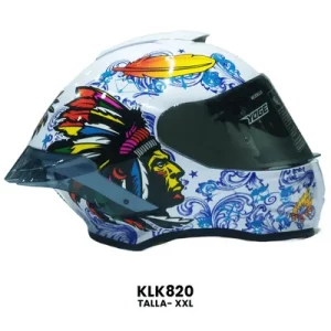 CASCO CERRADO YOGE INDIAN MORADO CLARO  Talla-XXL